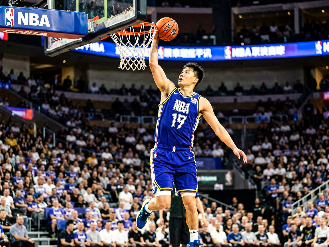 v66体育篮球板块：NBA赛场精彩扣篮瞬间